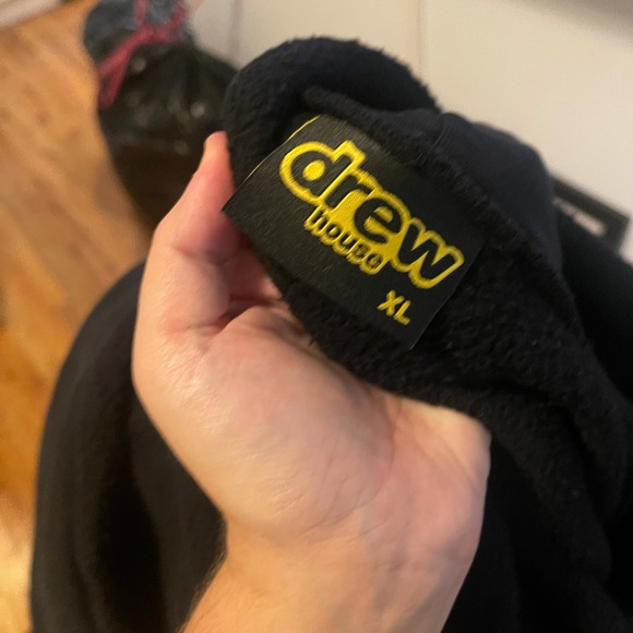 DREW HOUSE Black Deconstructed Mascot Hoodie XL - Picture 2 of 6